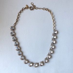 JCrew Round Crystal Statement Necklace